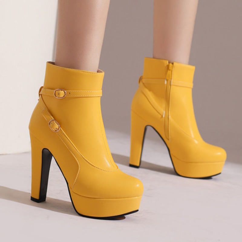 Sewing Fleece - Sepatu Bot Platform Modis Sepatu Bot