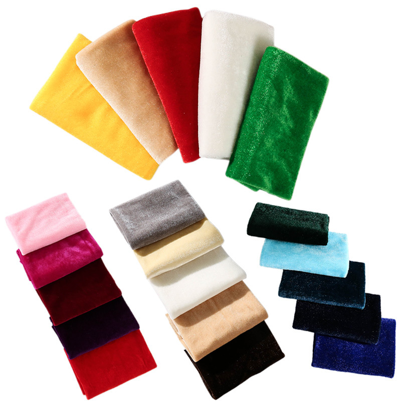 Sewing Velvet Fabric - 5 Buah 50X50Cm Kain Beludru Warna