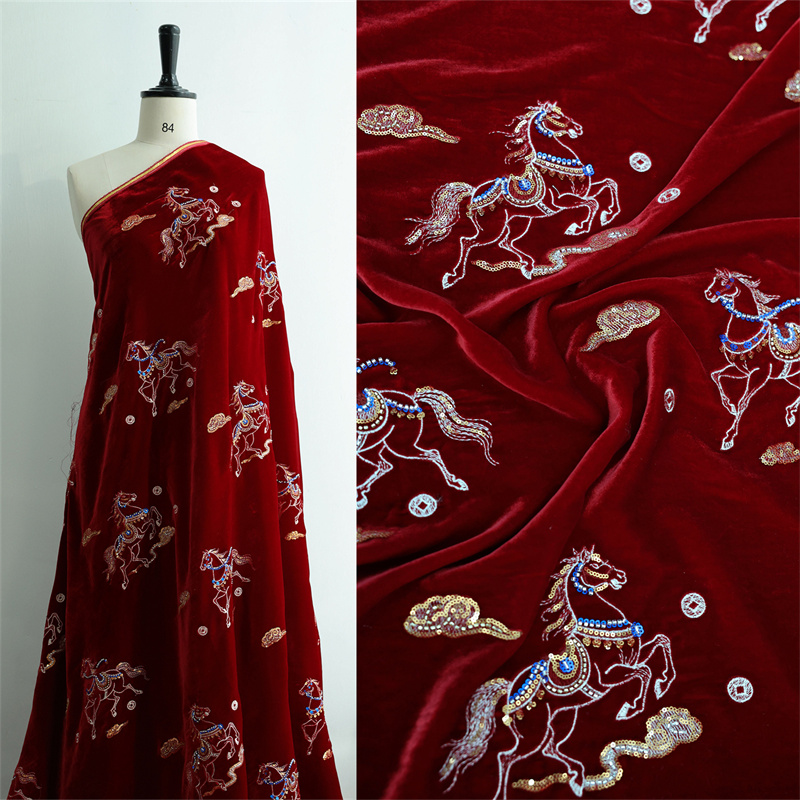 Sewing Velvet Fabric - Bahan Jahit DIY Kain Sutra Desainer