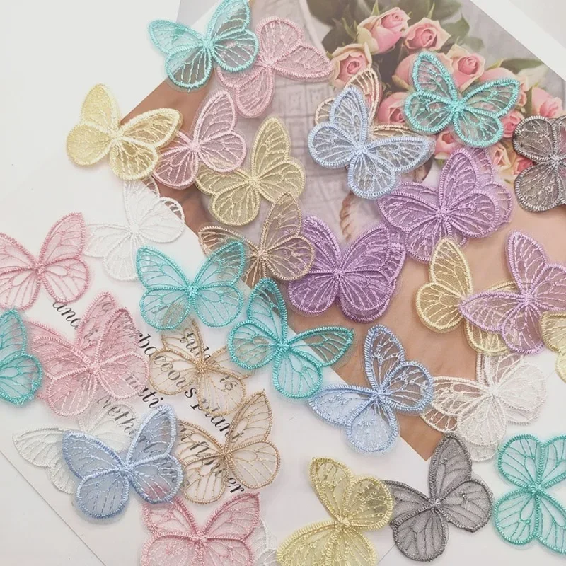 Sewing Tas - 20 Buah/Lot 4.5*3.5Cm Applique Tambalan Kain
