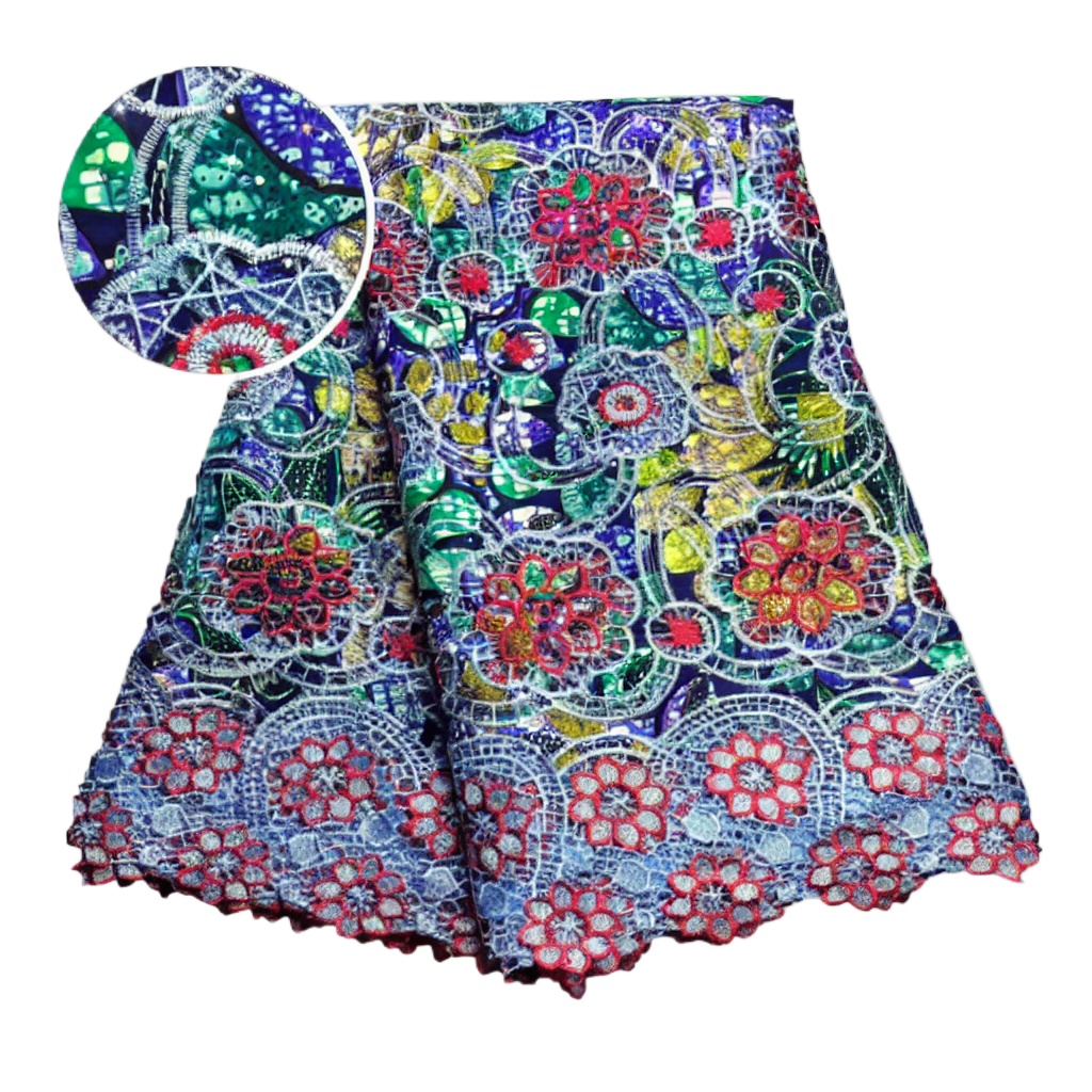 Sewing Batik - Kain Lace Lilin Afrika 100% Katun