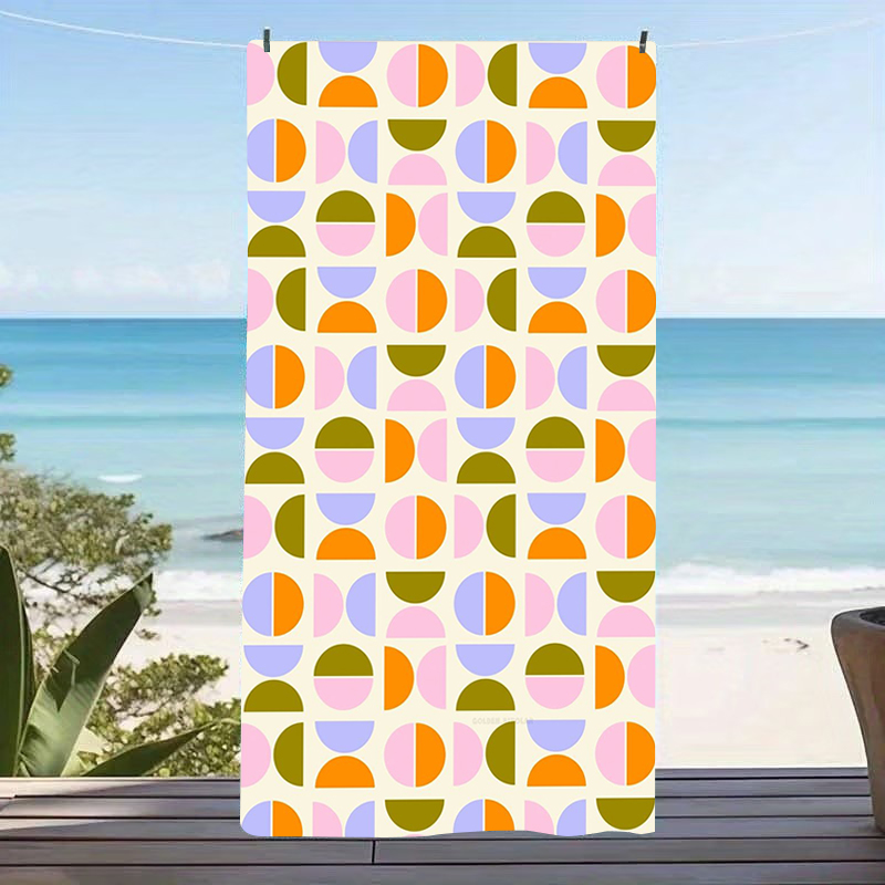 Century Textile & Sewing Supply Online Shopping - Handuk Pantai Geometris Modern Abad Pertengahan