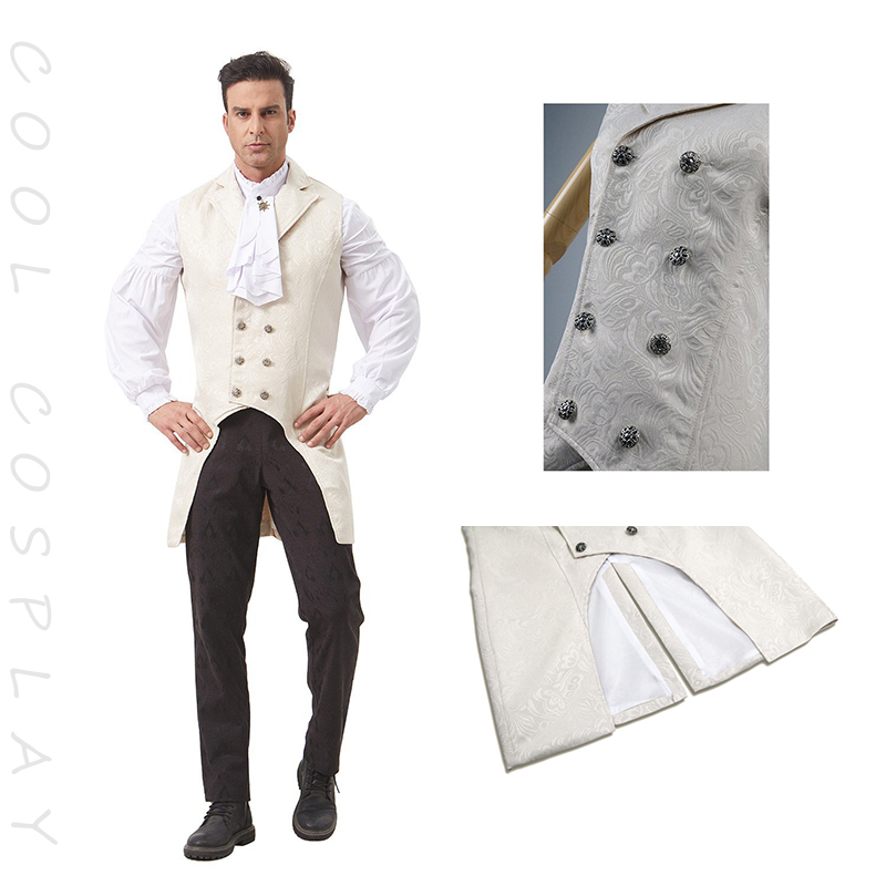 Sewing Vest - Rompi Pria Gaya Abad Pertengahan Renaisans,