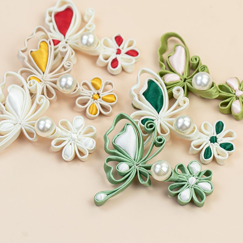 Button Hole Cutter - Kancing Mutiara Bentuk Katak Cina, Kupu-kupu