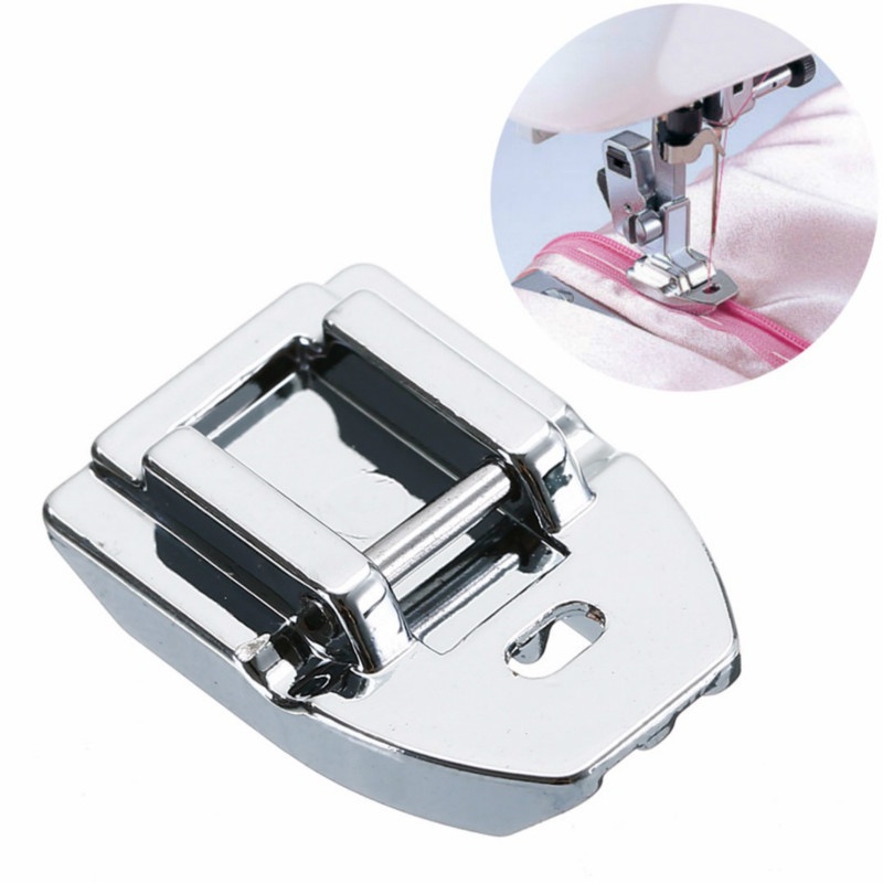 Zipper Foot Presser - 1 Buah Alat Penekan Kaki Jahit