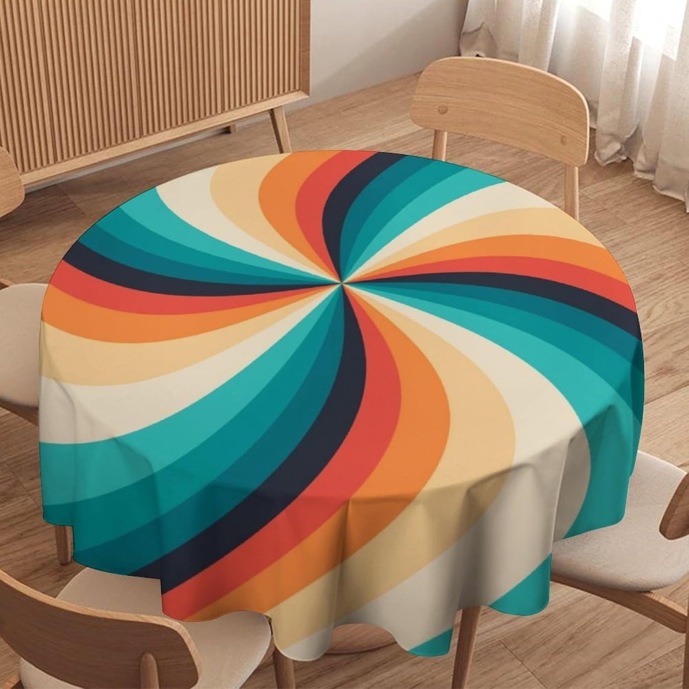 Century Textile & Sewing Supply Online Shopping - Taplak Meja Bundar Motif Putar Vintage