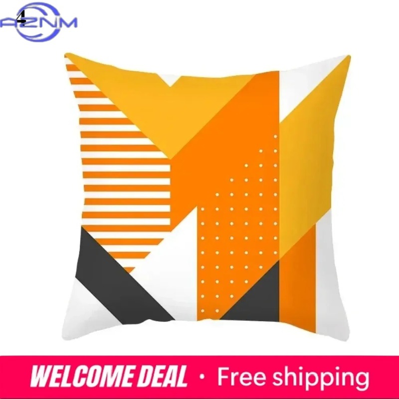 Sarung Bantal Abstrak Oranye B - Century Textile & Sewing Supply Online Shopping ulasan dan harga