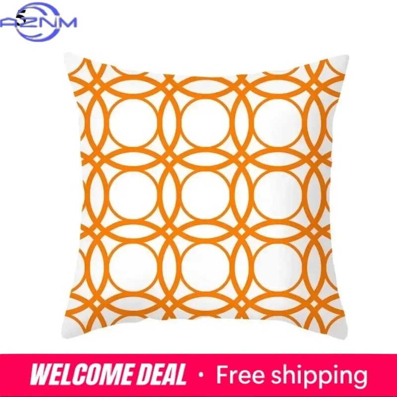 Sarung Bantal Abstrak Oranye B - Century Textile & Sewing Supply Online Shopping ulasan dan harga