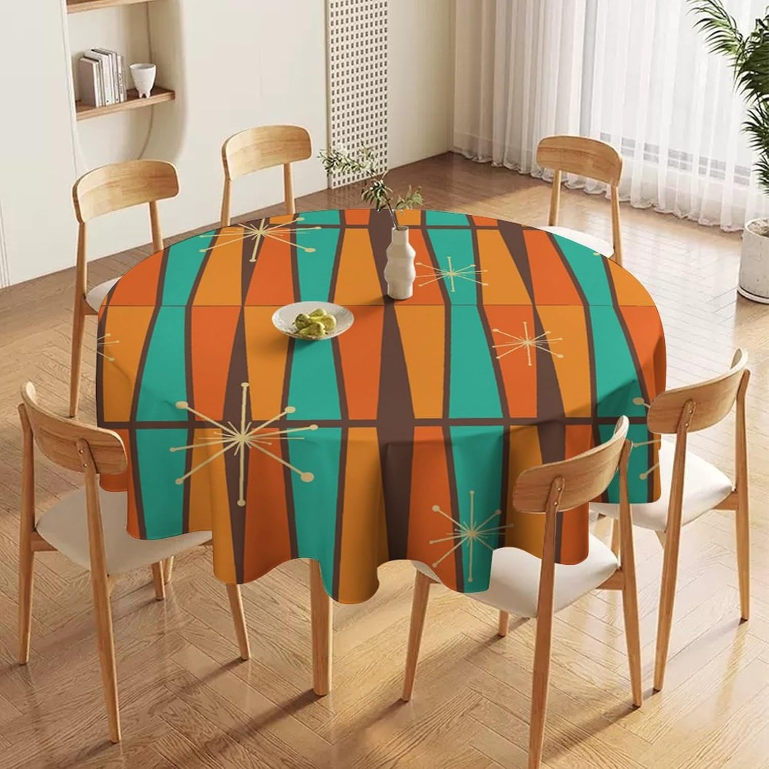 Taplak Meja Bundar Geometris O - Century Textile & Sewing Supply Online Shopping ulasan dan harga