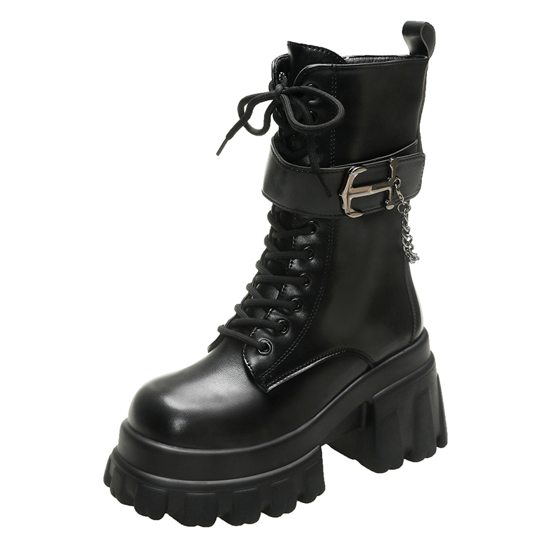 Sepatu Boots Wanita 11cm denga - Sewing Latex ulasan dan harga