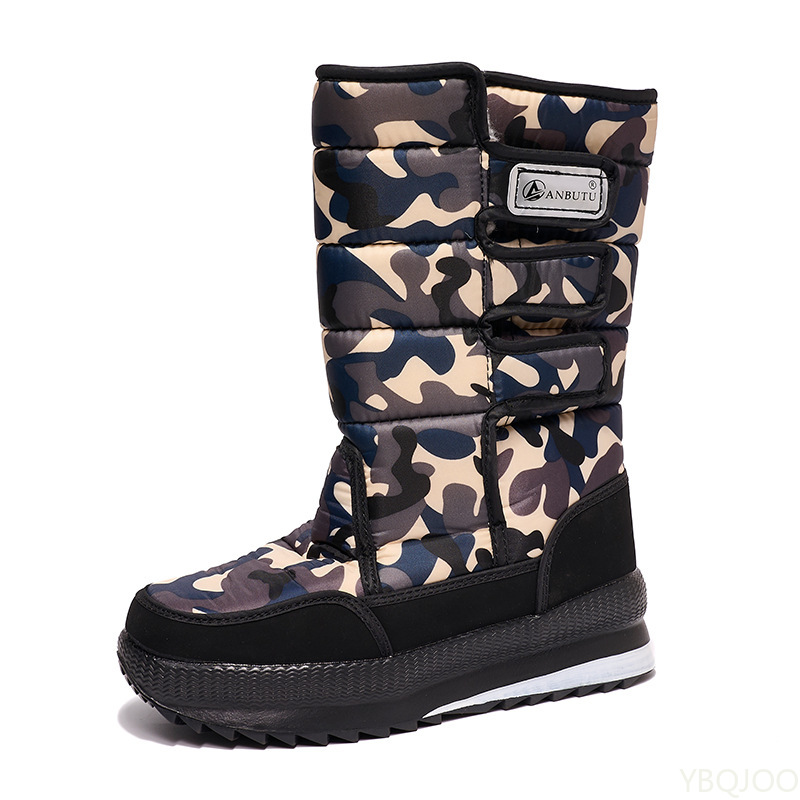 Sepatu Bot Salju Pria Anti Ang - Sewing Fleece ulasan dan harga