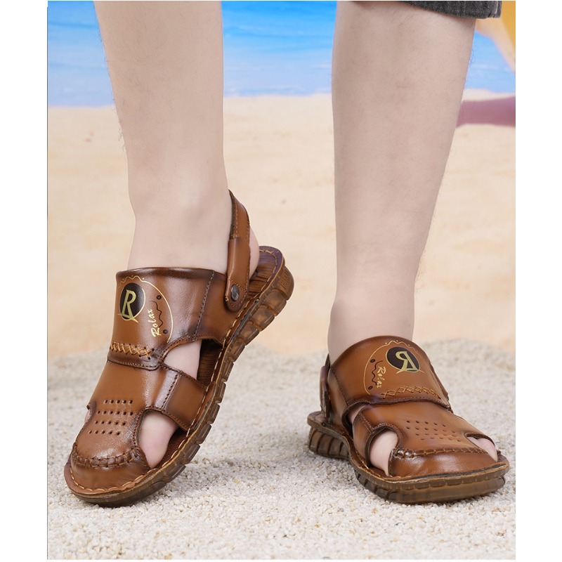 Sandal Kulit Retro Musim Panas - Sewing Latex ulasan dan harga