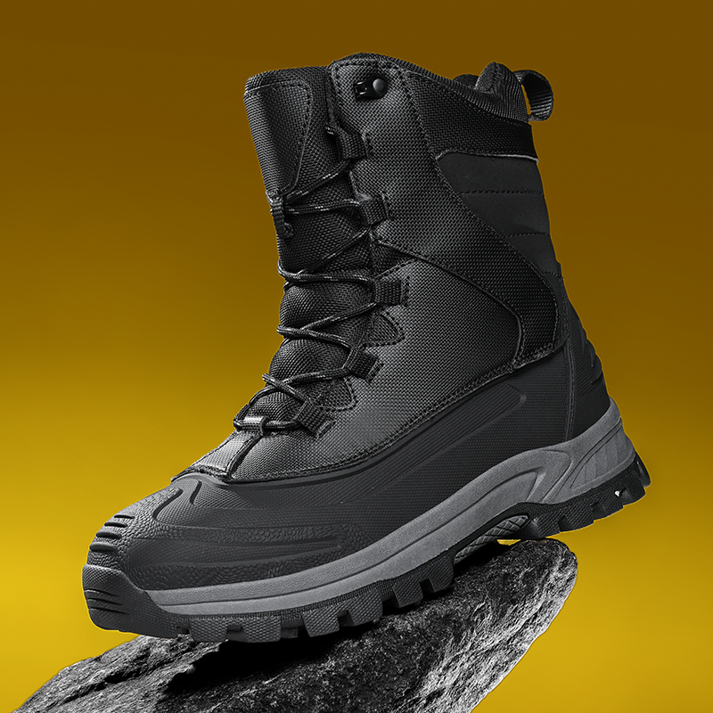 Sepatu Hiking Pria Anti Selip  - Sewing Fleece ulasan dan harga