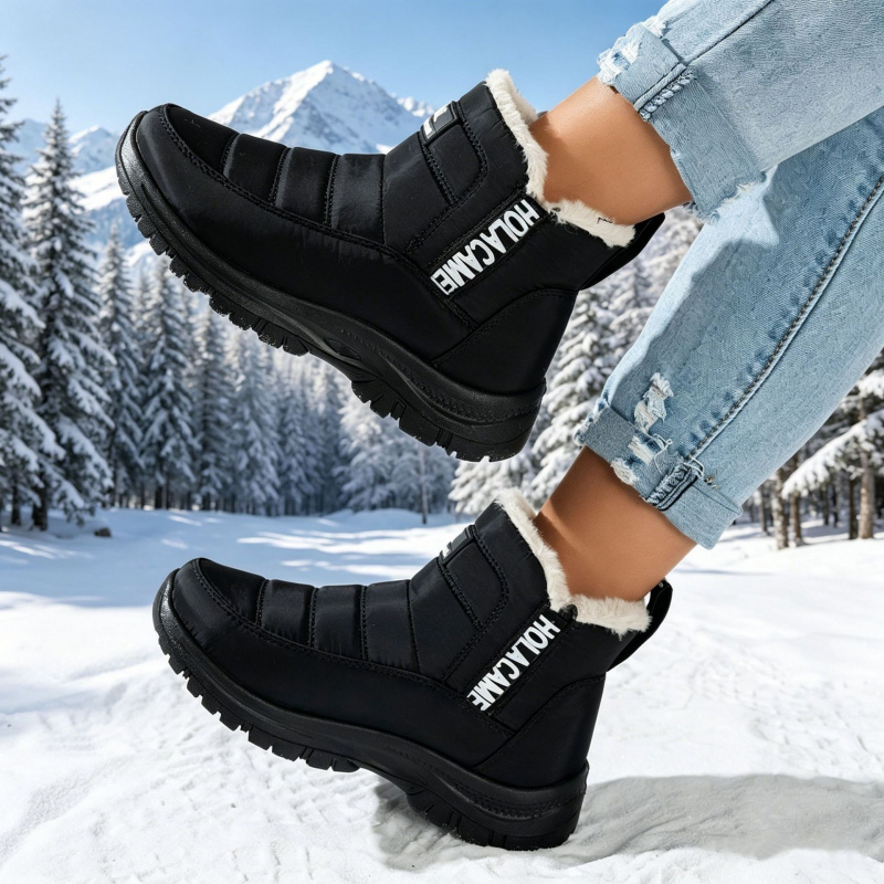 Sepatu bot salju wanita dengan - Sewing Fleece ulasan dan harga