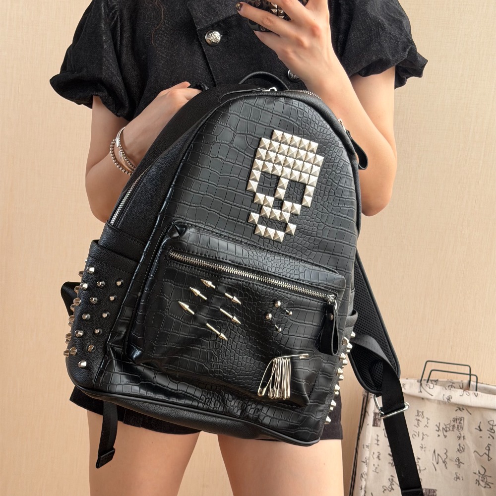 Tas Ransel Motif Kulit Buaya H - Sewing Zipper ulasan dan harga