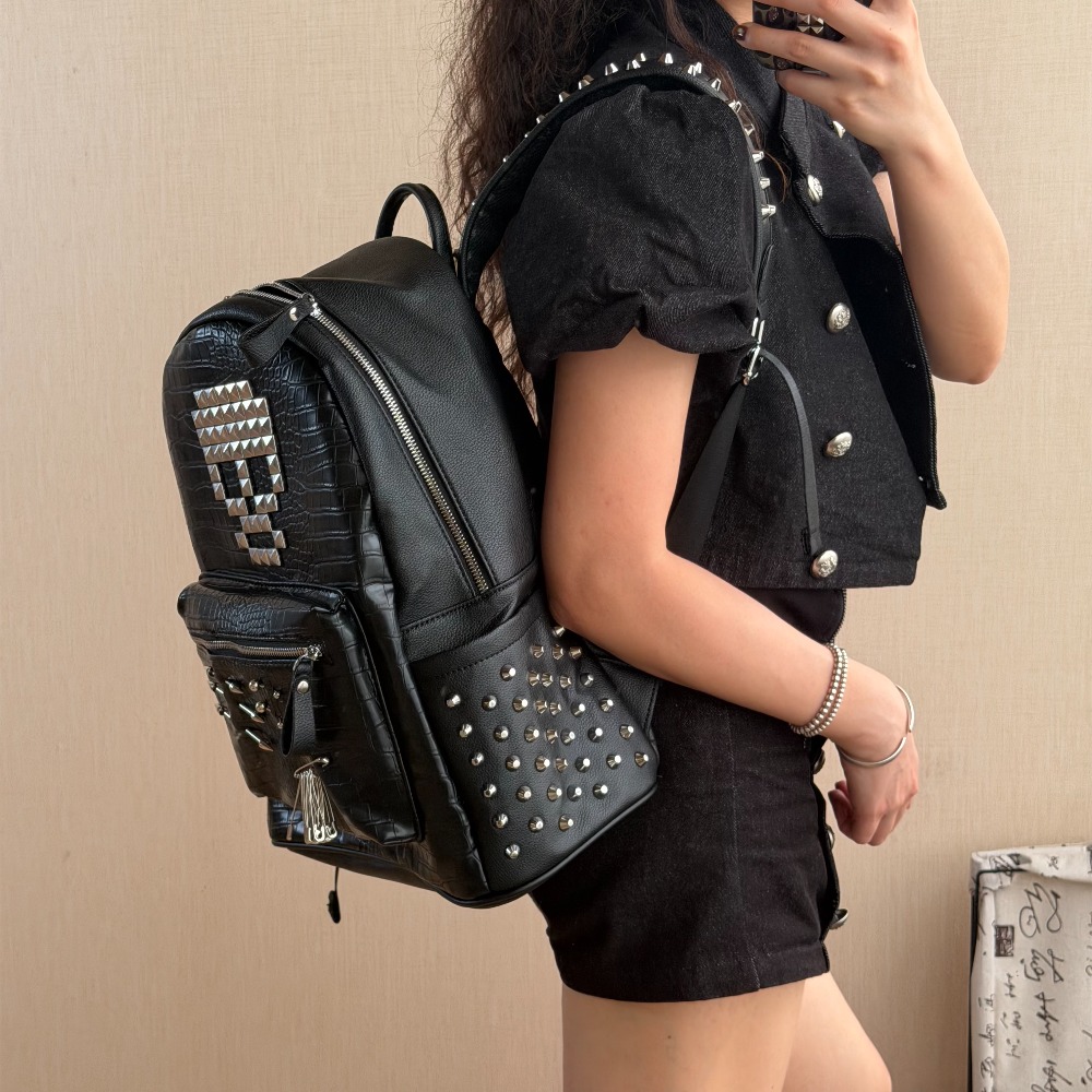 Tas Ransel Motif Kulit Buaya H - Sewing Zipper ulasan dan harga