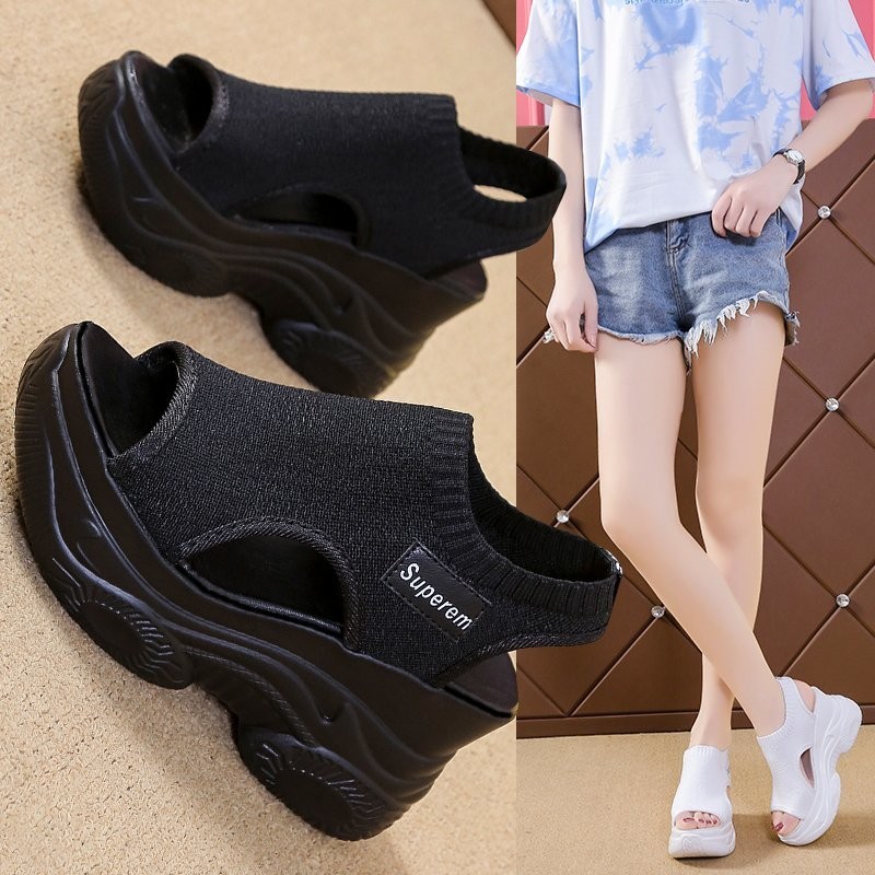 Sandal Wanita Musim Panas 2025 - Elastic Waistband Roll ulasan dan harga