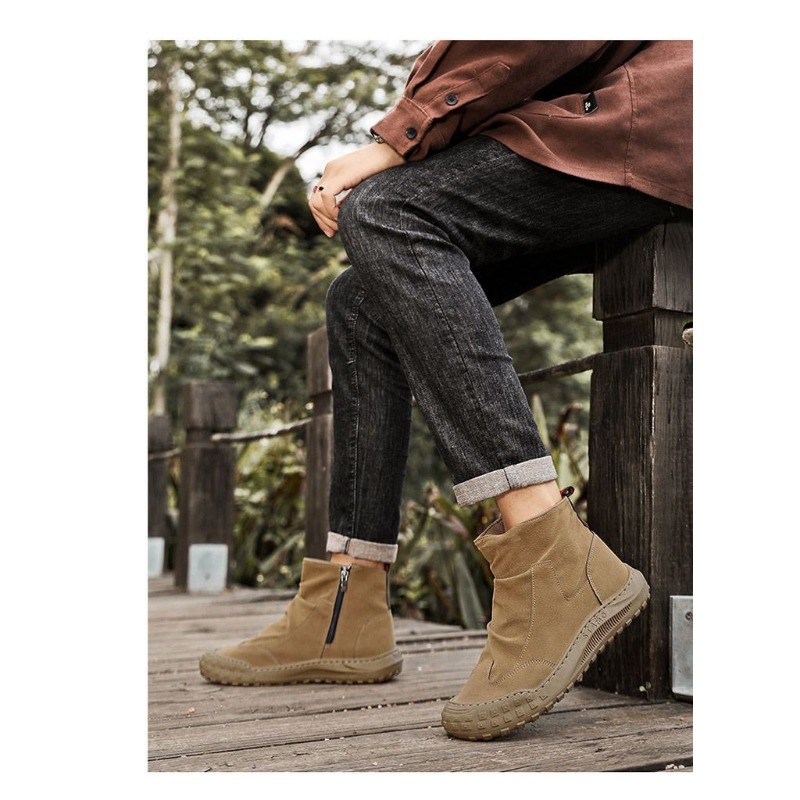 Sepatu Hiking High-Top Pria un - Sewing Nylon ulasan dan harga