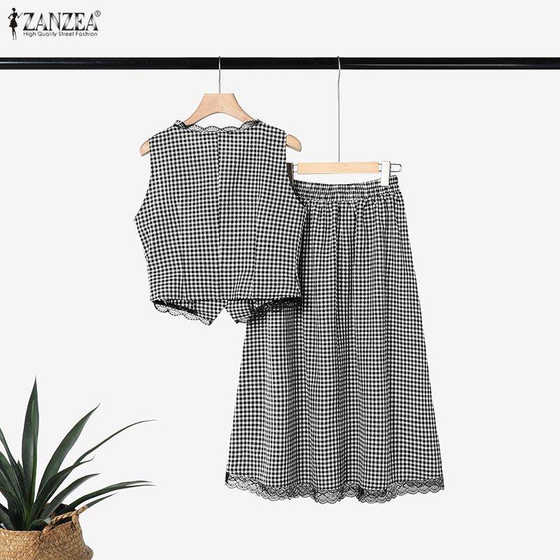 Set 2 Potong Wanita Elegan ZAN - Sewing Vest ulasan dan harga