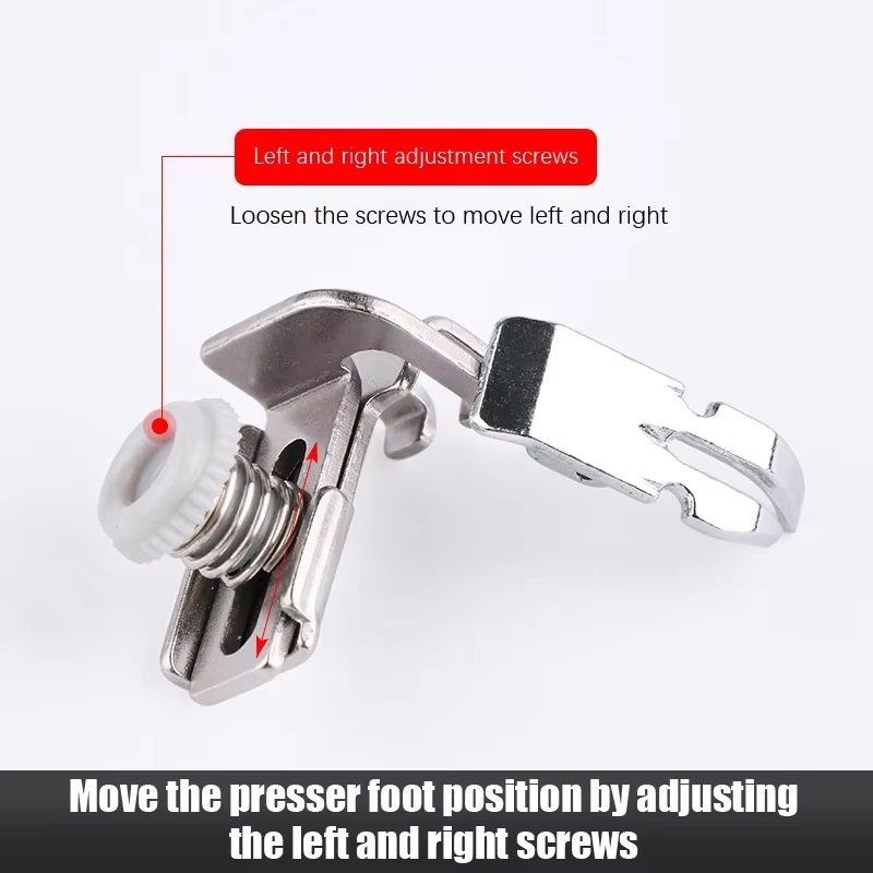1 Buah Kaki Mesin Jahit Model  - Zipper Foot Presser ulasan dan harga