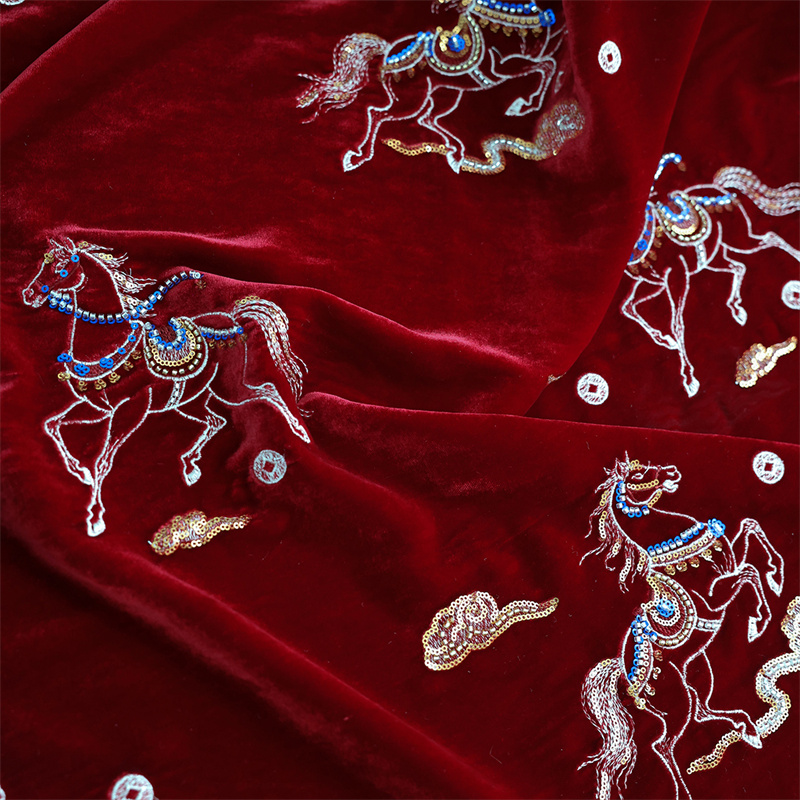 Bahan Jahit DIY Kain Sutra Des - Sewing Velvet Fabric ulasan dan harga