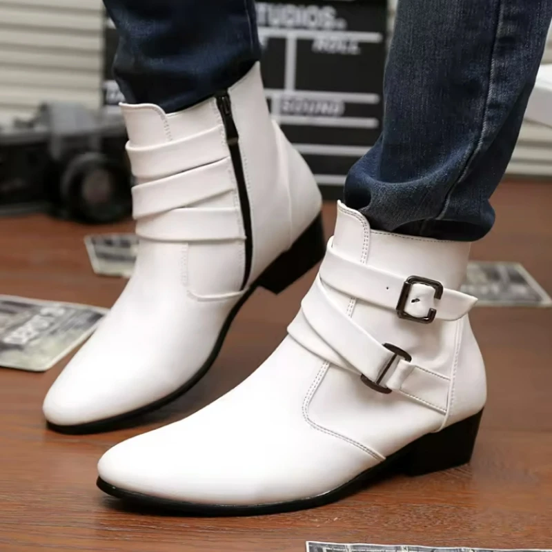 Sepatu Boots Pria Kulit Chelse - Sewing Nylon ulasan dan harga