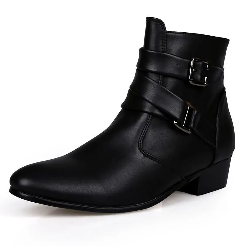 Sepatu Boots Pria Kulit Chelse - Sewing Nylon ulasan dan harga