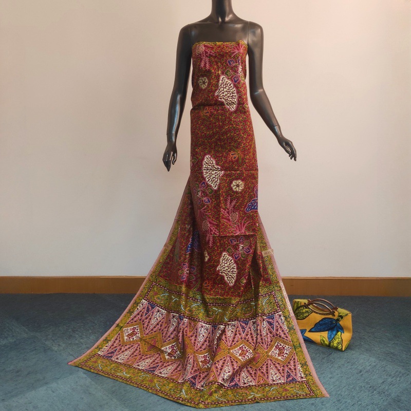 Kain Batik Katun Afrika Merah  - Sewing Batik ulasan dan harga