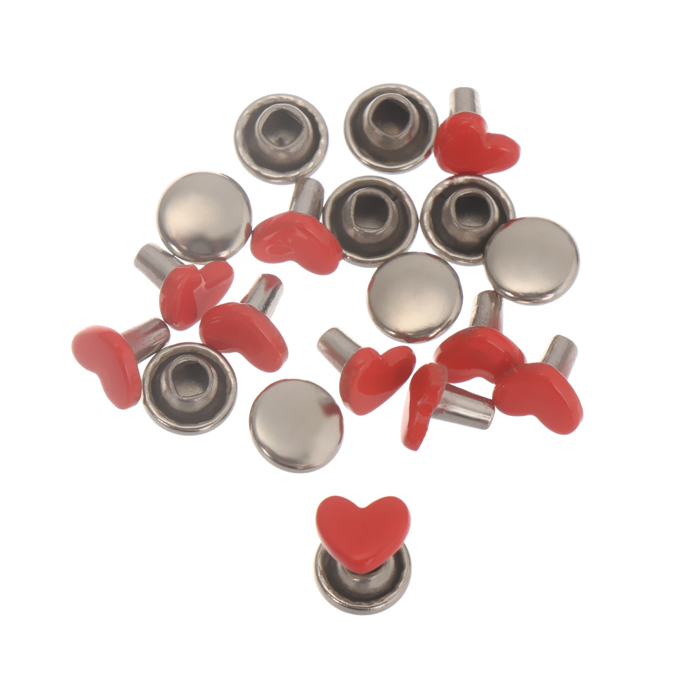 10Pcs Mini Hati Logam Lubang G - Sewing Eyelet Fabric ulasan dan harga
