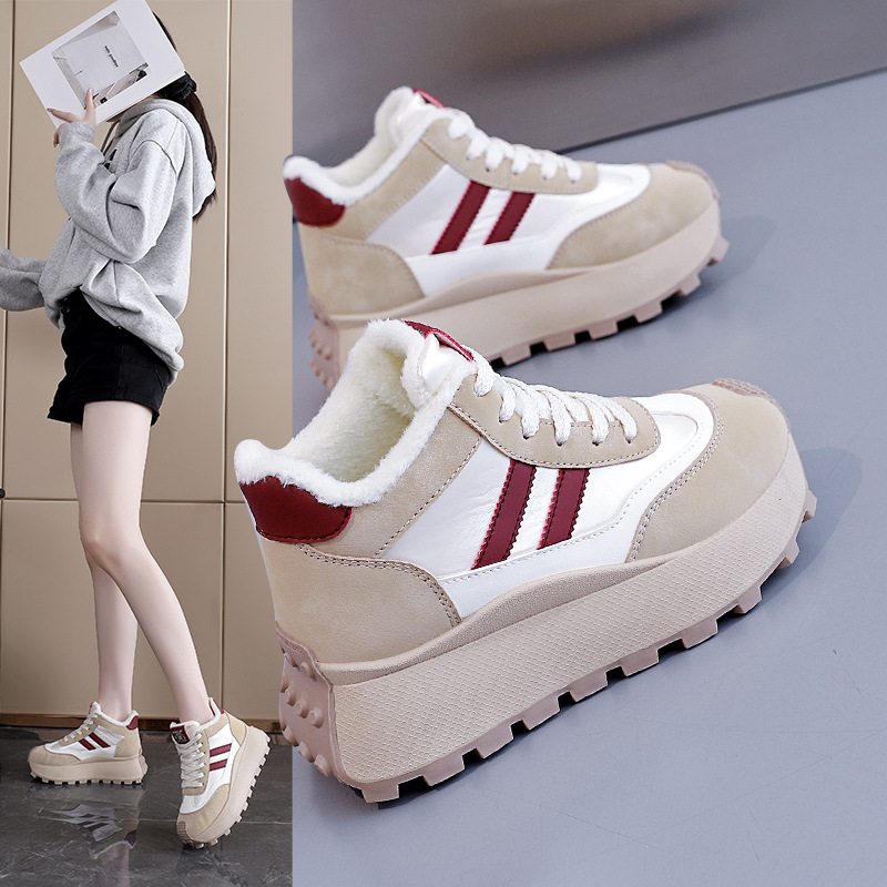 Sepatu Olahraga Kasual Wanita  - Sewing Fleece ulasan dan harga