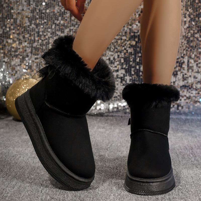 Sepatu Bot Salju Wanita Model  - Sewing Fleece ulasan dan harga