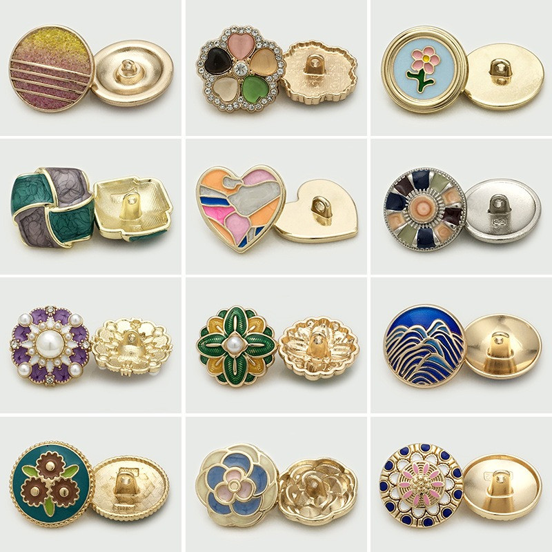10 Buah Kancing Logam Enamel A - Button Hole Cutter ulasan dan harga