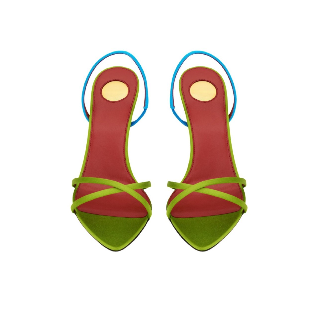 Sandal Stiletto Slingback Tali - Sewing Nylon ulasan dan harga