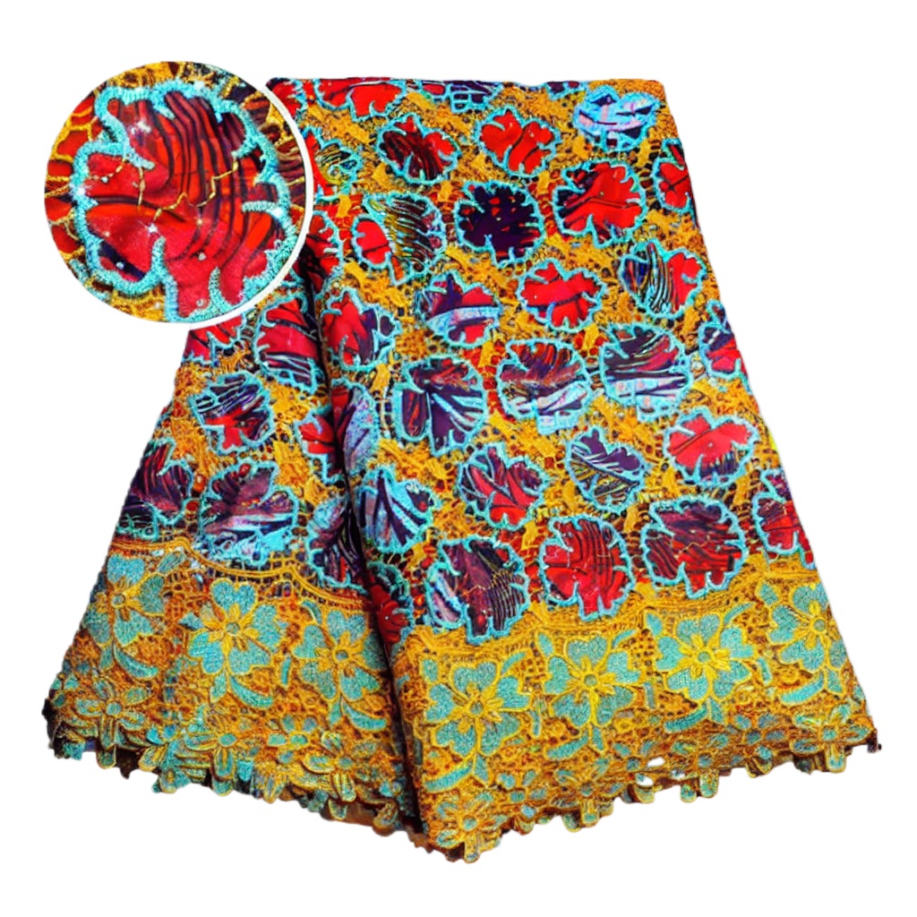 Kain Lace Lilin Afrika 100% Ka - Sewing Batik ulasan dan harga
