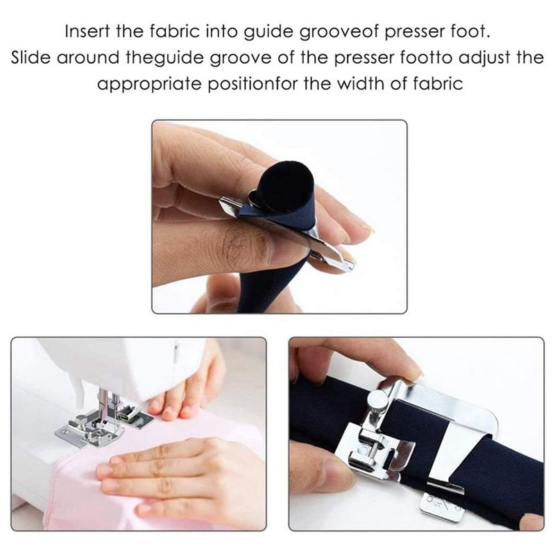 AA63 HOT 6 Pcs Alat Penekan Pi - Sewing Hemming ulasan dan harga