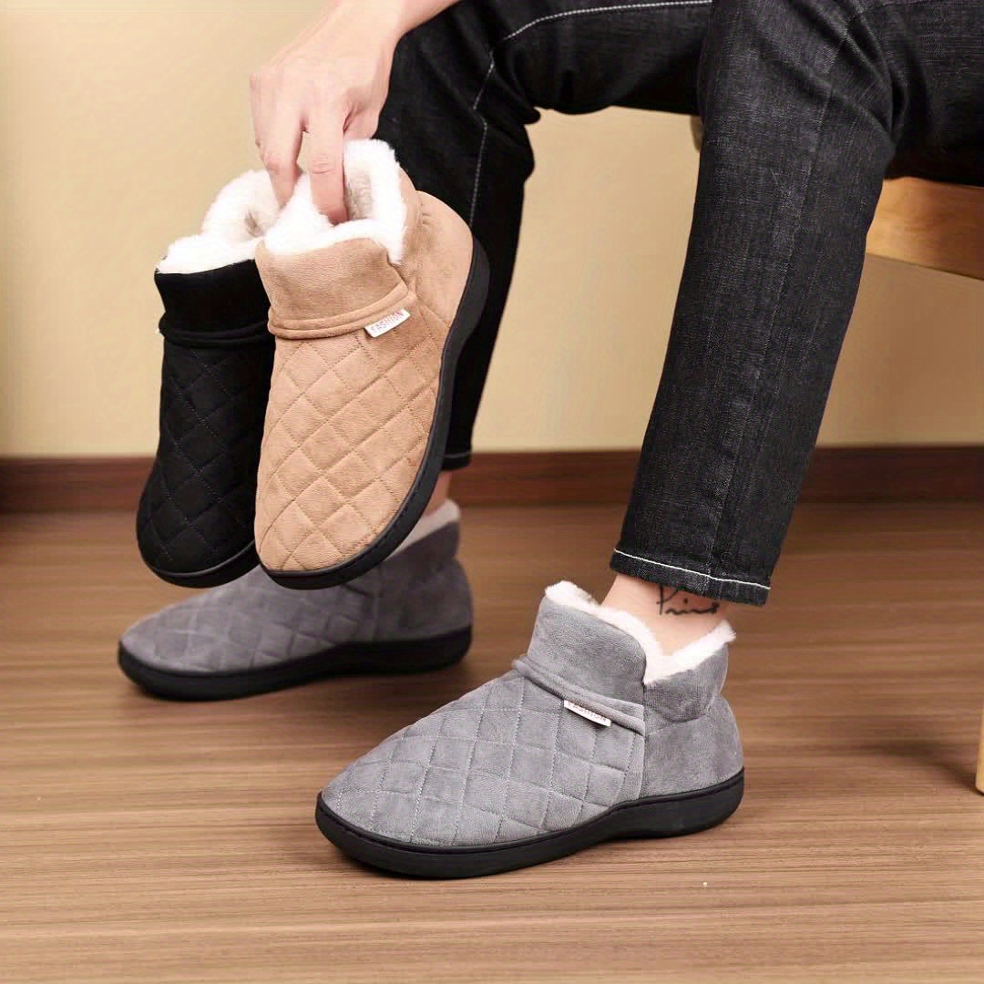Sandal Musim Dingin Unisex Ber - Sewing Fleece ulasan dan harga