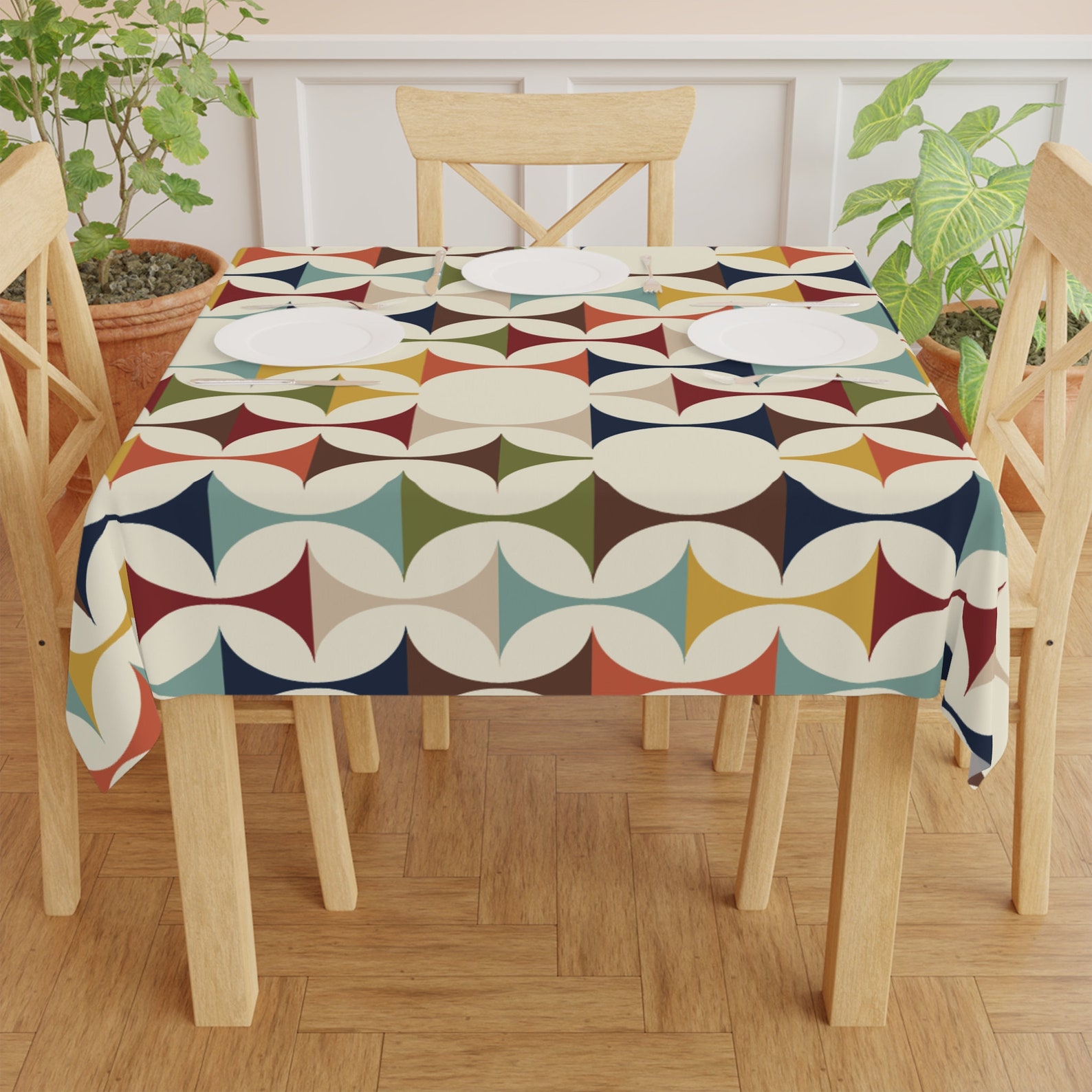 Taplak Meja Geometris Retro Mo - Century Textile & Sewing Supply Online Shopping ulasan dan harga