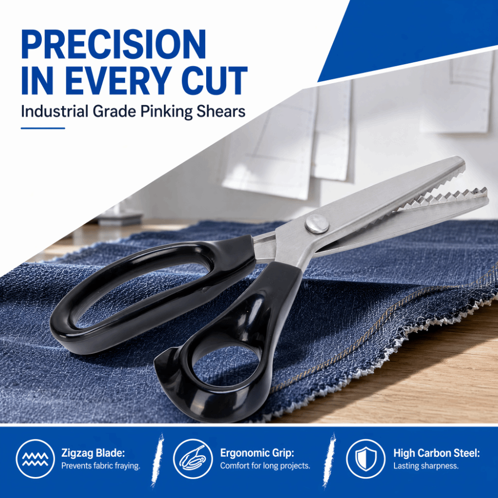 Gunting Pinking Bilah Bergelom - Pinking Shear Blade ulasan dan harga