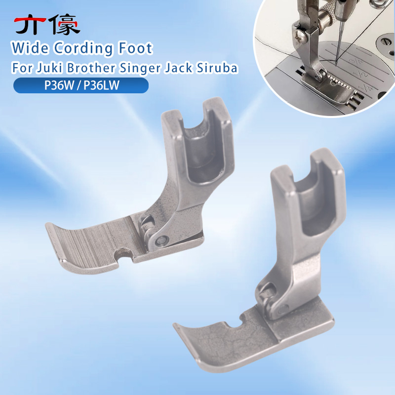 P36W P36LW Wide Cording Foot Z - Zipper Foot Presser ulasan dan harga