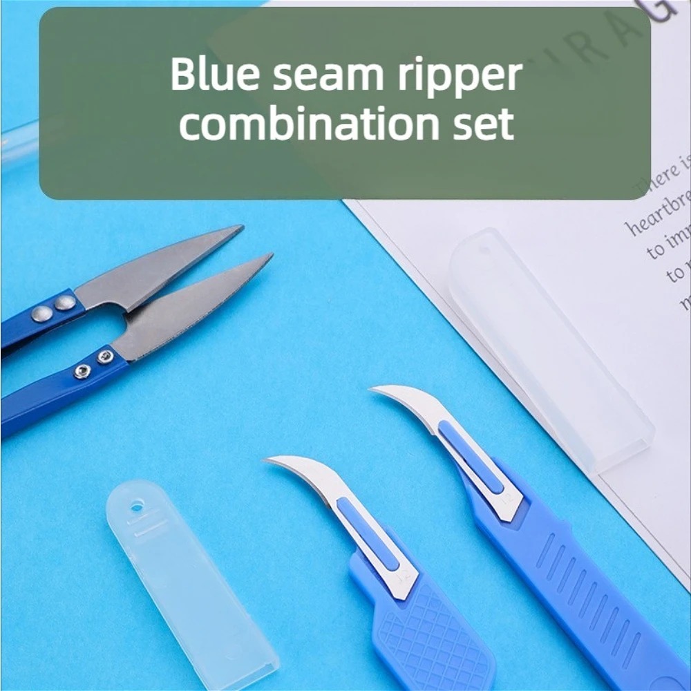 Perlengkapan Jahit Biru 5Pcs P - Seam Ripper Tool ulasan dan harga
