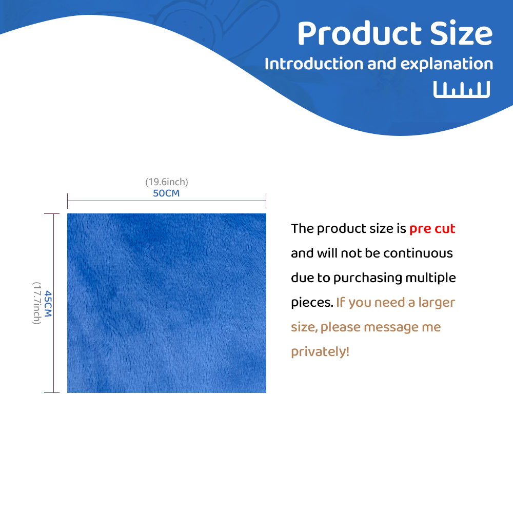45 × 50Cm Kain Beludru Lembut  - Sewing Velvet Fabric ulasan dan harga