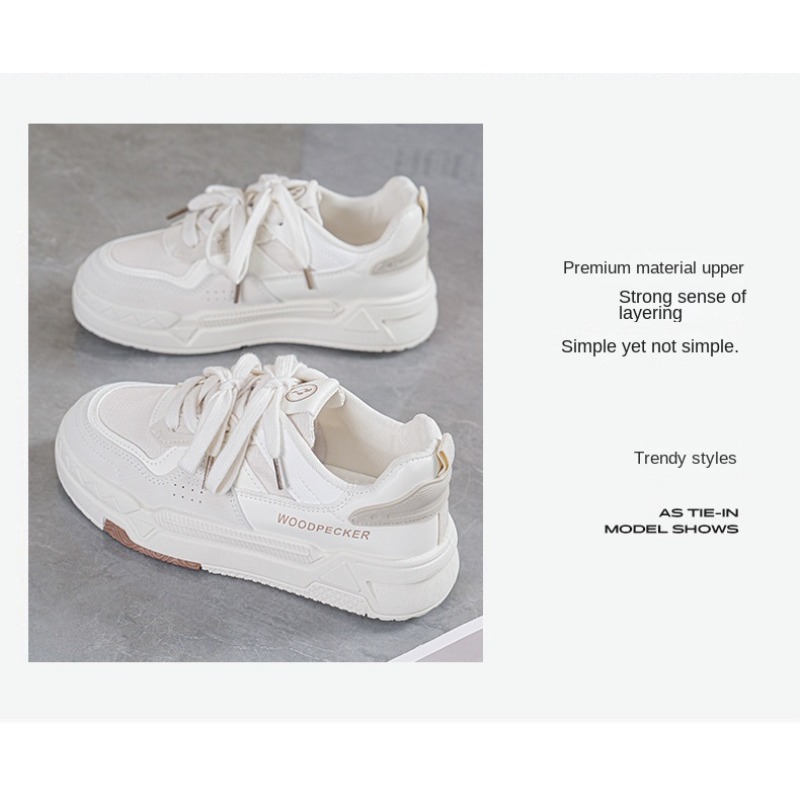OIQERE Sepatu Sneakers Kasual  - Sewing Nylon ulasan dan harga