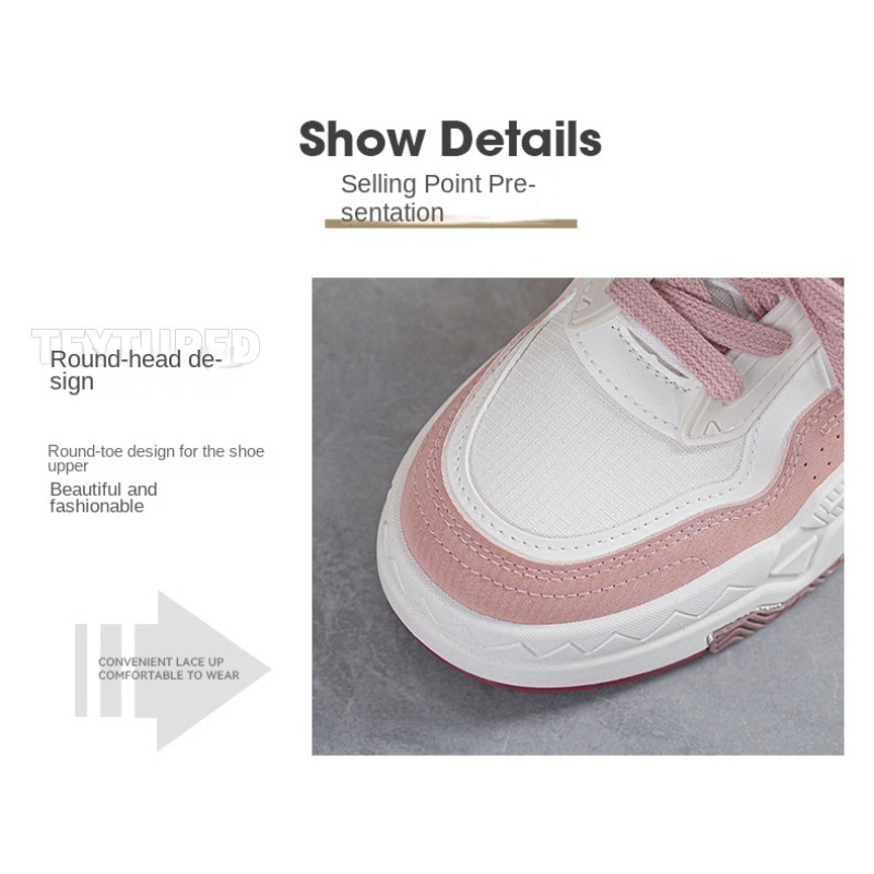 OIQERE Sepatu Sneakers Kasual  - Sewing Nylon ulasan dan harga