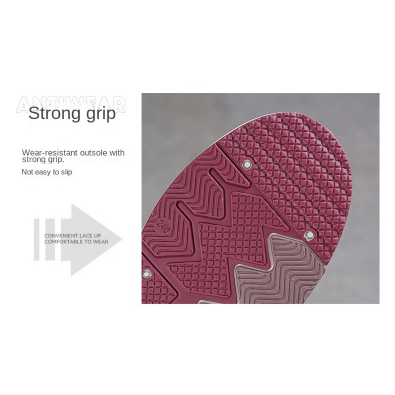 OIQERE Sepatu Sneakers Kasual  - Sewing Nylon ulasan dan harga