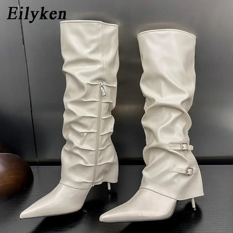 Eilyken Sepatu Bot Setinggi Lu - Sewing Zipper ulasan dan harga