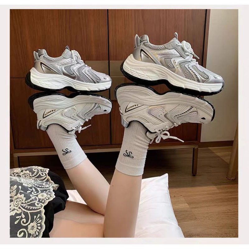 Sepatu Sneakers Wanita Musim S - Sewing Nylon ulasan dan harga