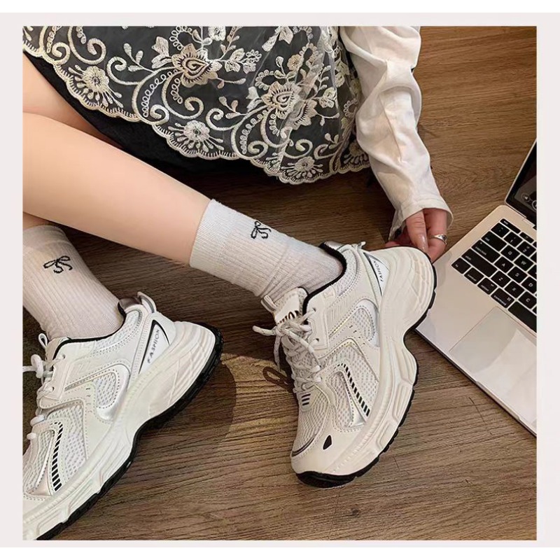Sepatu Sneakers Wanita Musim S - Sewing Nylon ulasan dan harga
