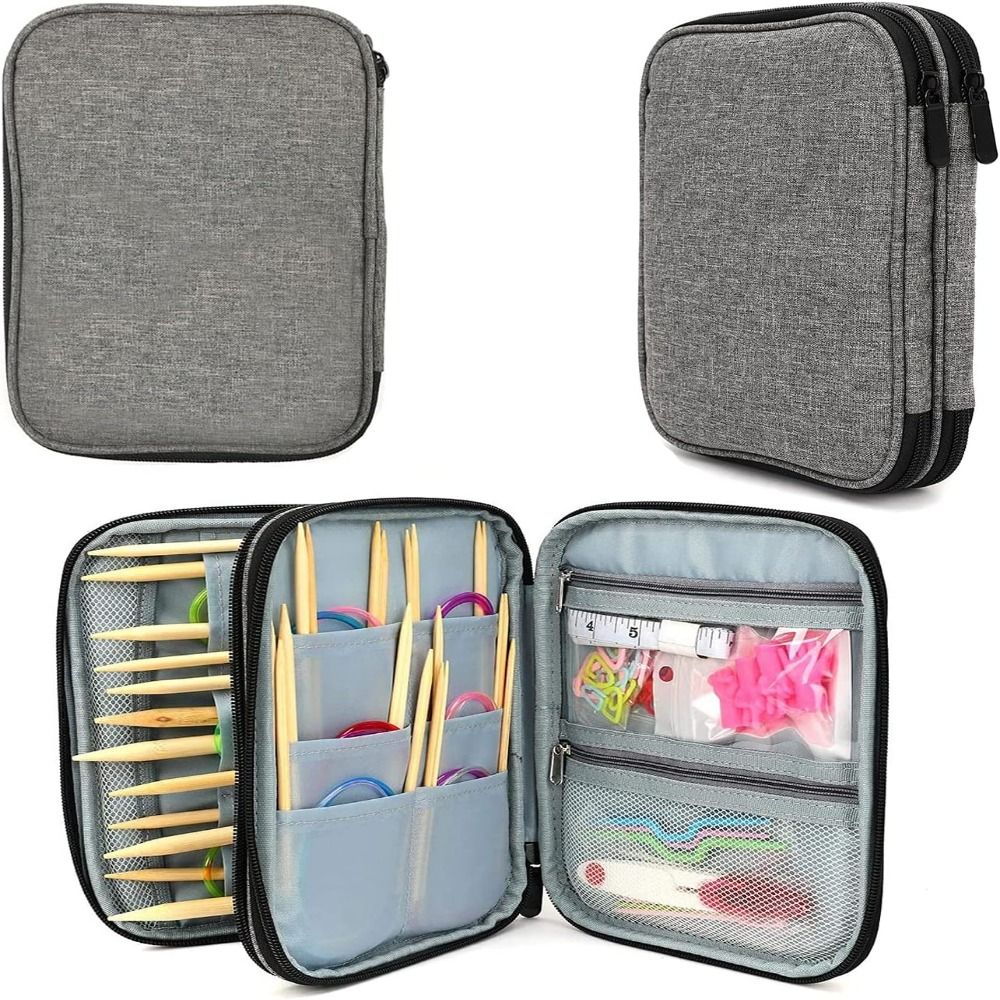 Wadah jarum rajut, wadah jarum - Sewing Tas ulasan dan harga