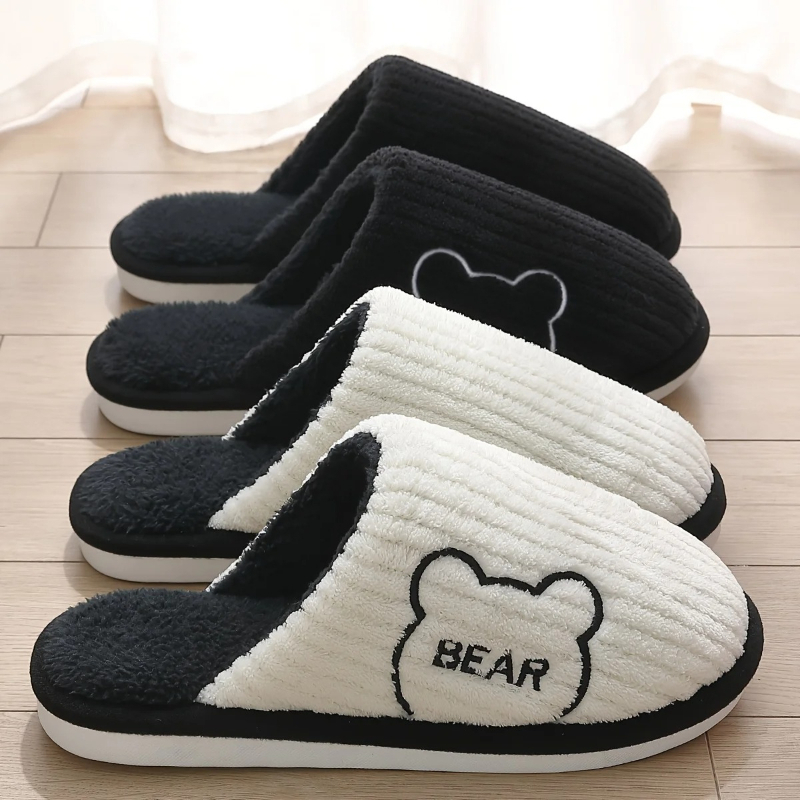 Sandal Rumah Bulu Hangat Musim - Sewing Fleece ulasan dan harga