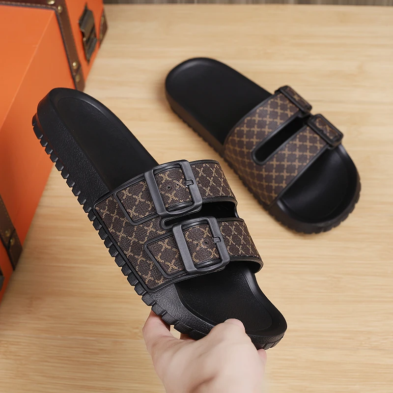 Sandal pria, sepatu kasual, pa - Sewing Latex ulasan dan harga